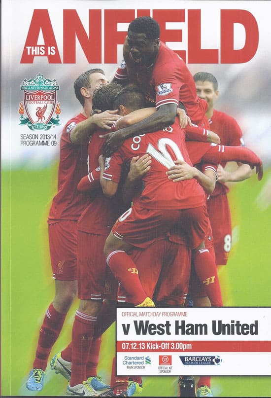 Liverpool FC v West Ham United FC